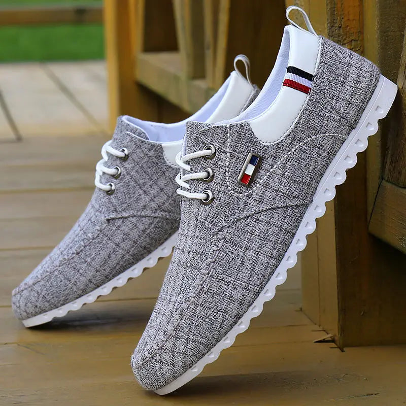 Fashion Shoes Walking Men Shoes Men Casual Shoes Hot Sale Sweat-Absorbent Breathable Casual Canvas Men