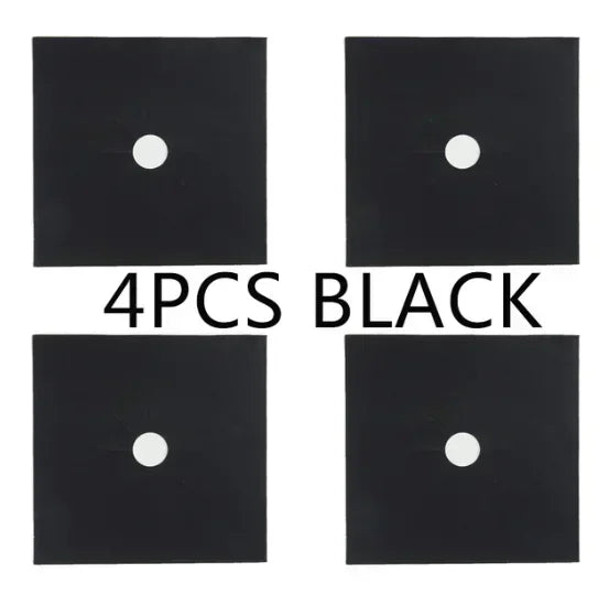 Gas Stove Burner Covers – 1/4PCS Reusable Stovetop Protectors