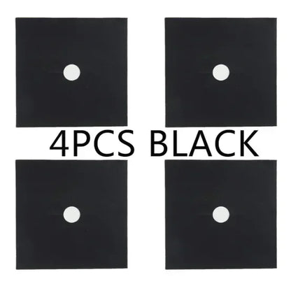 Gas Stove Burner Covers – 1/4PCS Reusable Stovetop Protectors