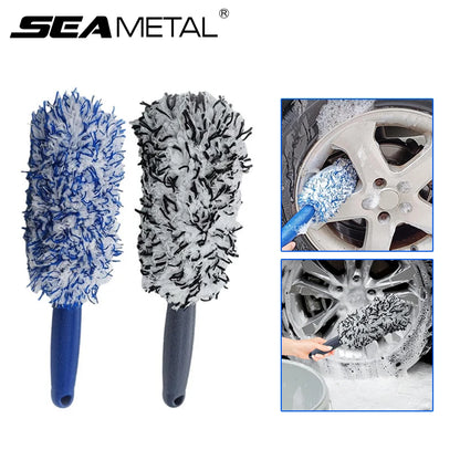 Car Wheel Tire Cleaning Brush Portable - Himalaya Store 