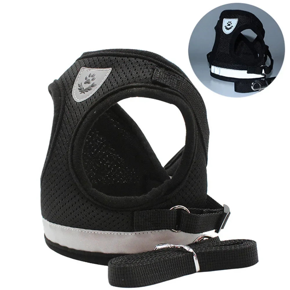 Cat Vests Leash Set Adjustable