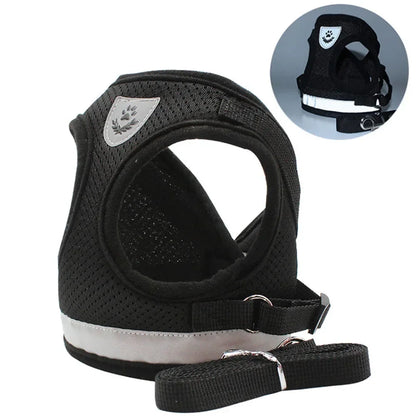 Cat Vests Leash Set Adjustable
