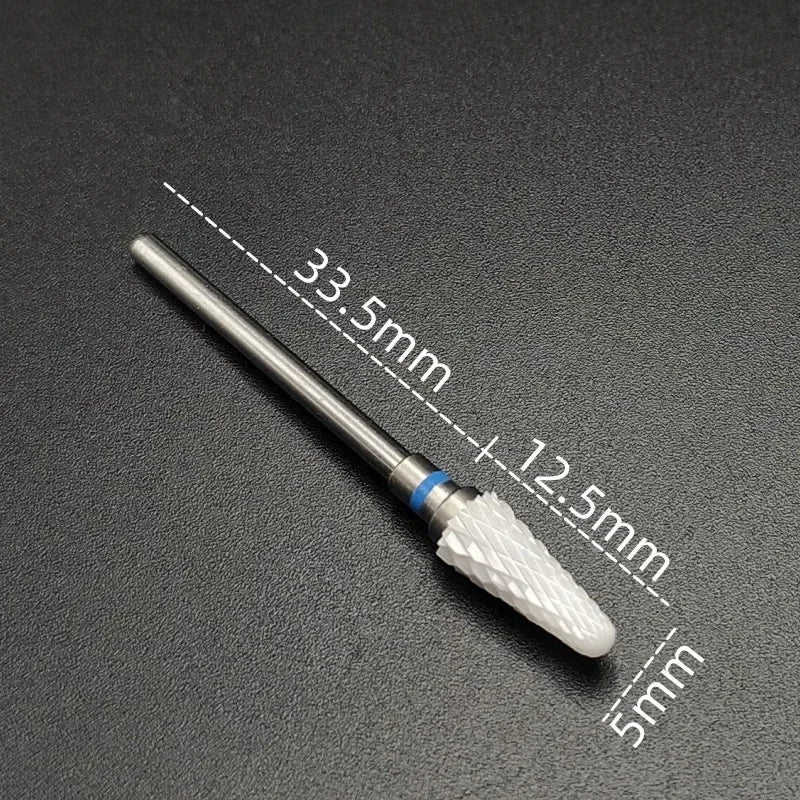 Ceramic Carbide Nail Drill Bit for Manicure & Pedicure – Electric Rotary Burr Cutter