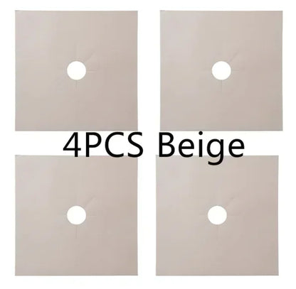 Gas Stove Burner Covers – 1/4PCS Reusable Stovetop Protectors