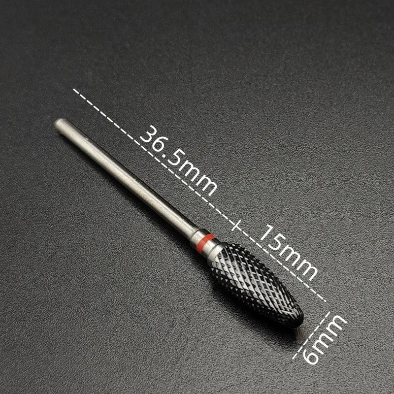 Ceramic Carbide Nail Drill Bit for Manicure & Pedicure – Electric Rotary Burr Cutter