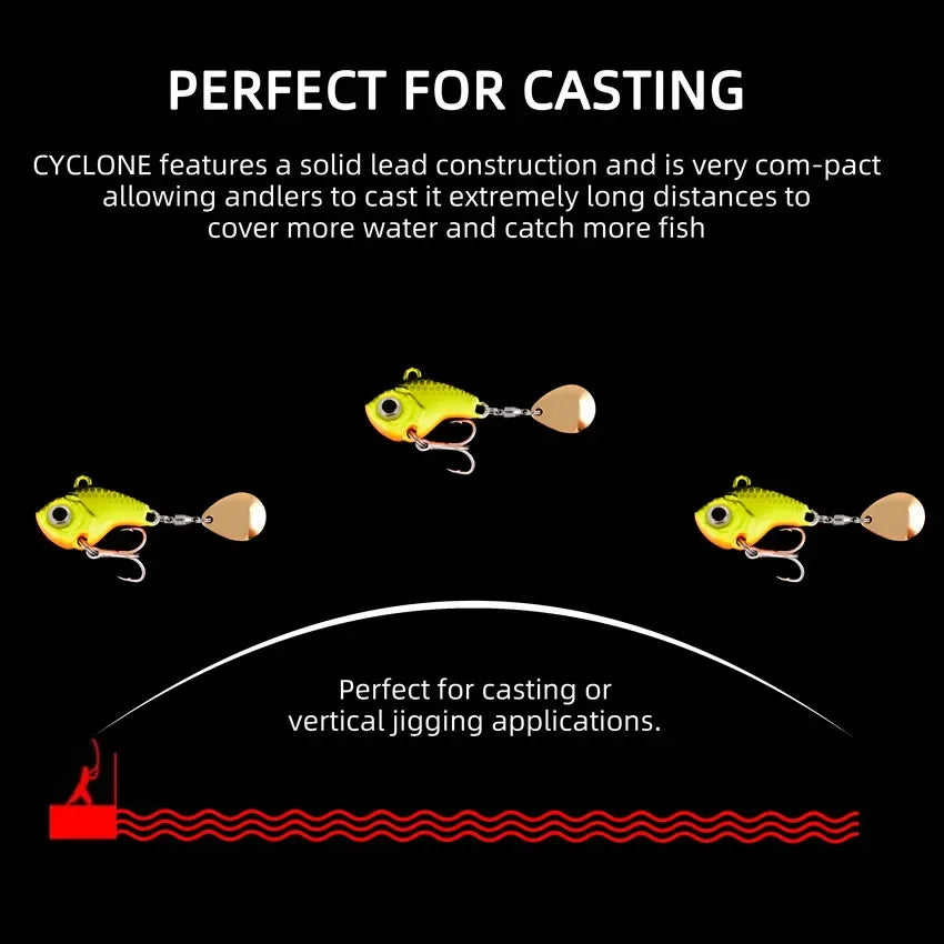 5pcs Metal VIB Spinner Fishing Lures Set 5g-20g – Trout, Spoon, Jig, Winter Baits