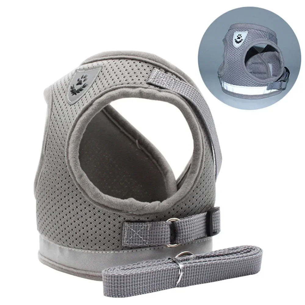 Cat Vests Leash Set Adjustable