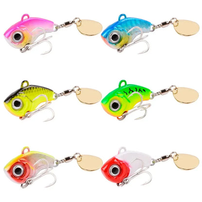 5pcs Metal VIB Spinner Fishing Lures Set 5g-20g – Trout, Spoon, Jig, Winter Baits