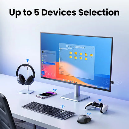 Bluetooth 5.4 USB Dongle Adapter – Wireless Receiver & Transmitter for Keyboard, Mouse, Headphones, Speakers