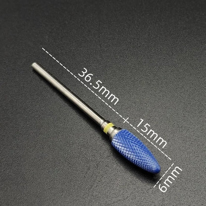 Ceramic Carbide Nail Drill Bit for Manicure & Pedicure – Electric Rotary Burr Cutter