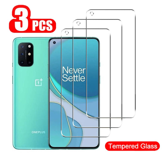3-Pack OnePlus Screen Protector – Tempered Glass for 8T 9 9R 9RT 10T Ace Pro Nord CE 2 Lite 2T N10 N20 SE N100 N200