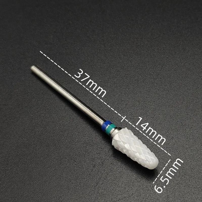 Ceramic Carbide Nail Drill Bit for Manicure & Pedicure – Electric Rotary Burr Cutter