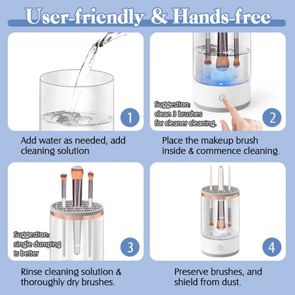 USB Makeup Brush Cleaner – Electric & Portable