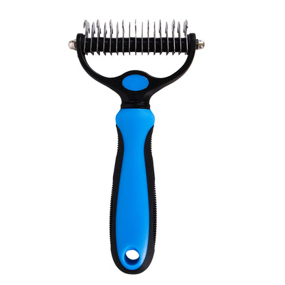A Pet Double-sided Knot Comb Dog and Cat Hair Removal
