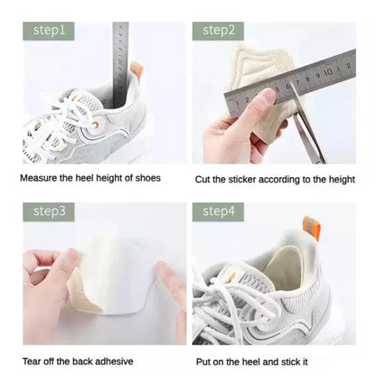 5 Pairs Heel Cushion Pads – Anti-Wear Shoe Insoles & Heel Protectors for Sports Shoes
