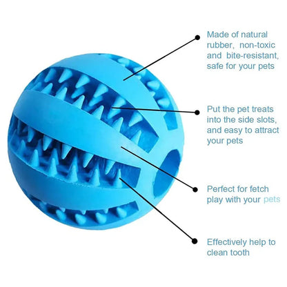 Dog & Cat Toy Ball Interactive Rubber Balls