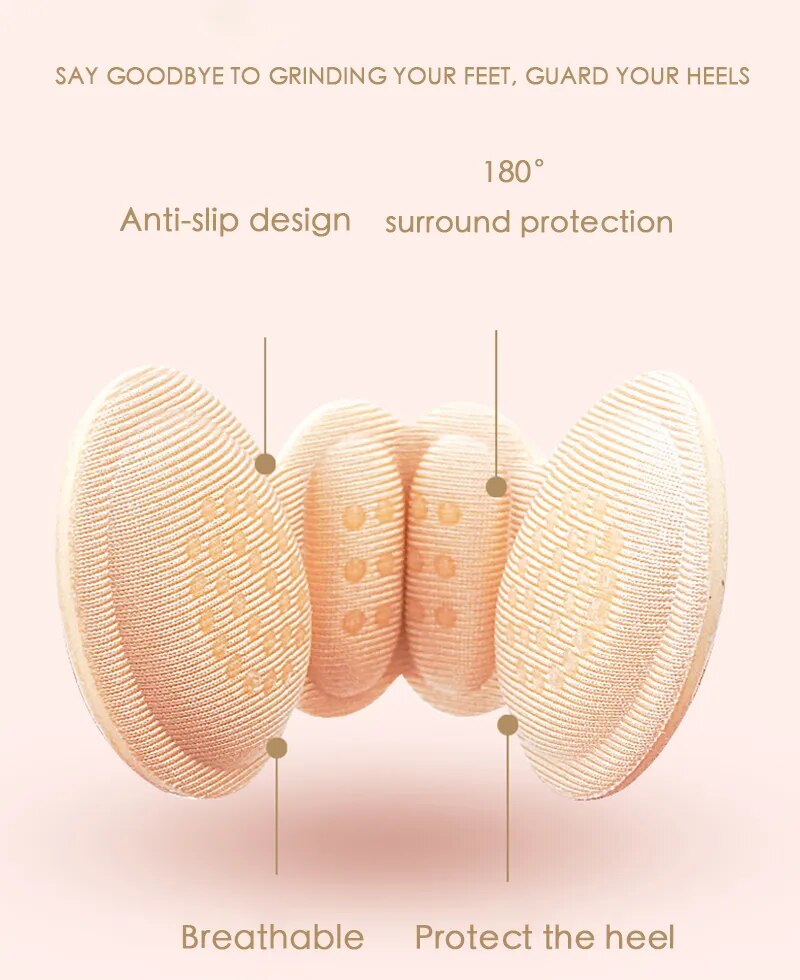 Women insoles for high heel shoes cushion size adjustment adhesive heels pain relief foot care