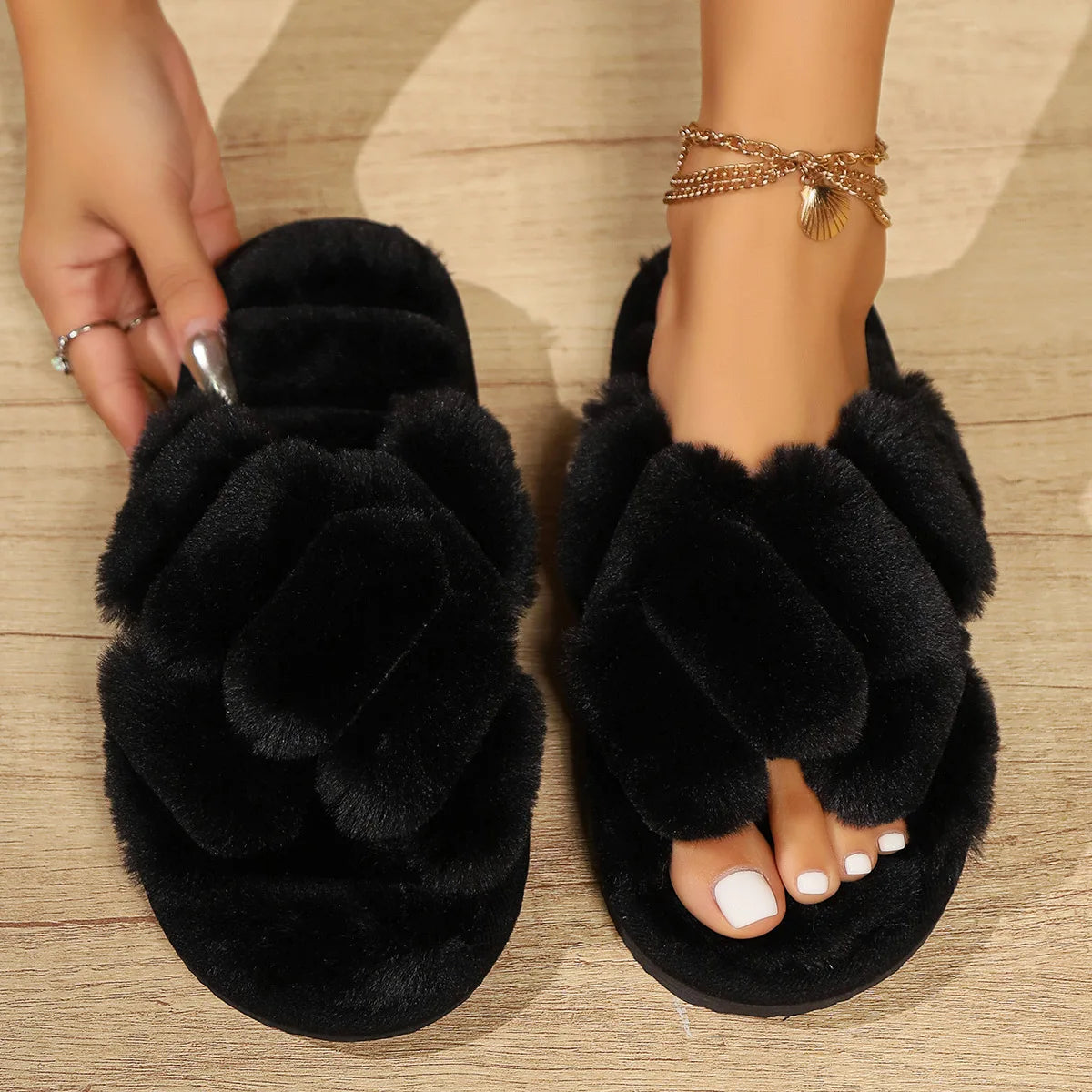 Autumn & Winter Anti Slip Slippers for Women's