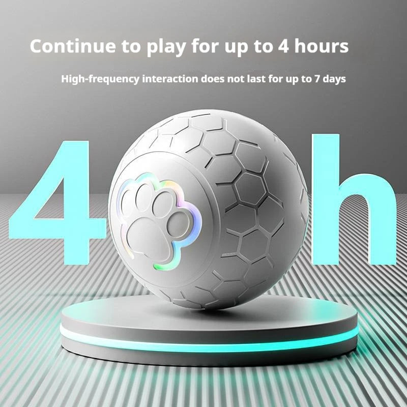 USB Smart Dog & Cat Toy Ball Electronic Interactive With RGB Lights