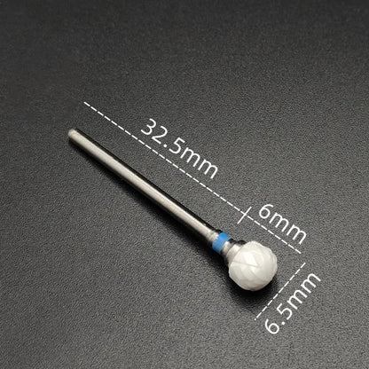 Ceramic Carbide Nail Drill Bit for Manicure & Pedicure – Electric Rotary Burr Cutter