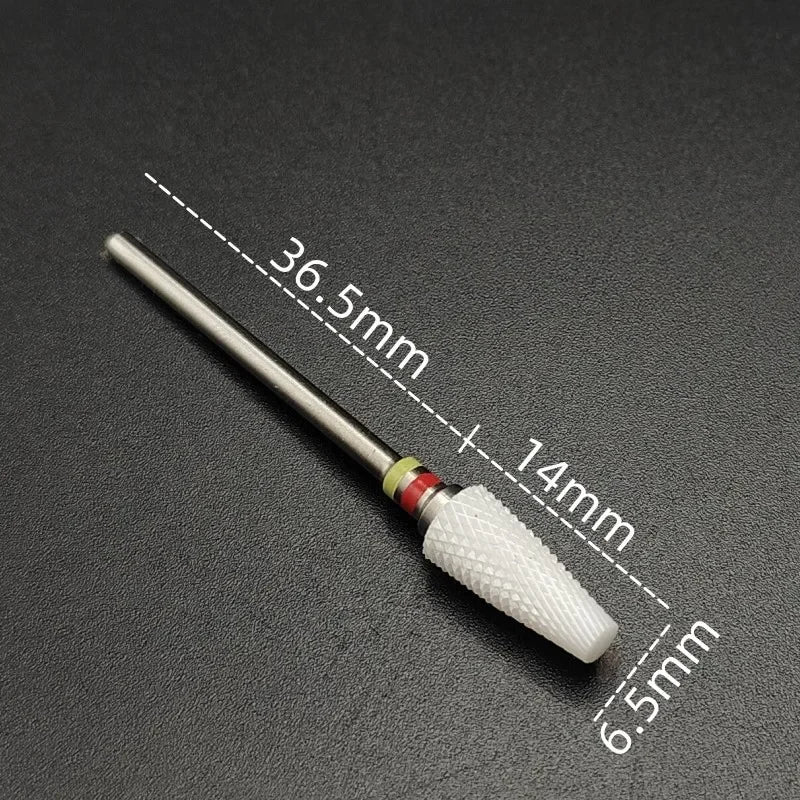 Ceramic Carbide Nail Drill Bit for Manicure & Pedicure – Electric Rotary Burr Cutter