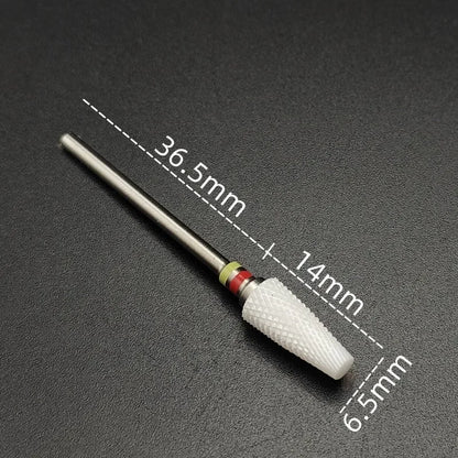 Ceramic Carbide Nail Drill Bit for Manicure & Pedicure – Electric Rotary Burr Cutter