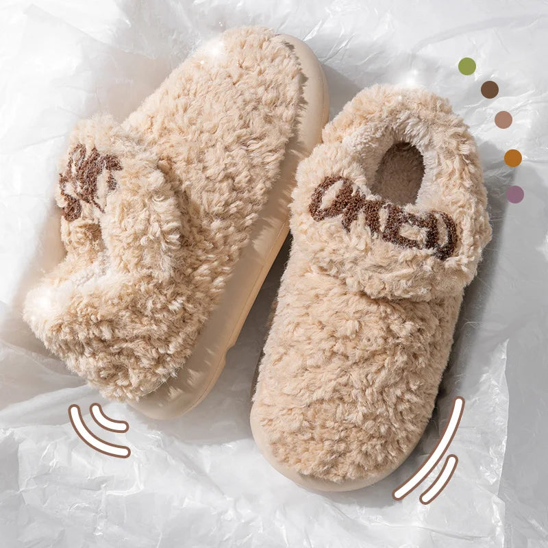 Cotton Slippers for Women Soft Bottom For Warmth