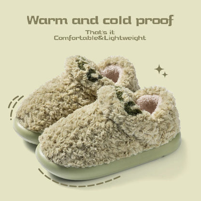 Cotton Slippers for Women Soft Bottom For Warmth
