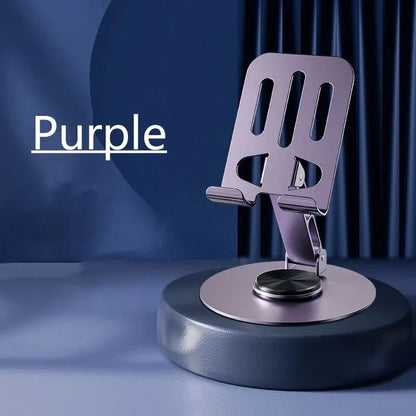 720° Rotatable Aluminum Portable Adjustable Tablet & Phone Stand Holder