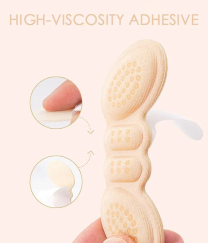 Women insoles for high heel shoes cushion size adjustment adhesive heels pain relief foot care