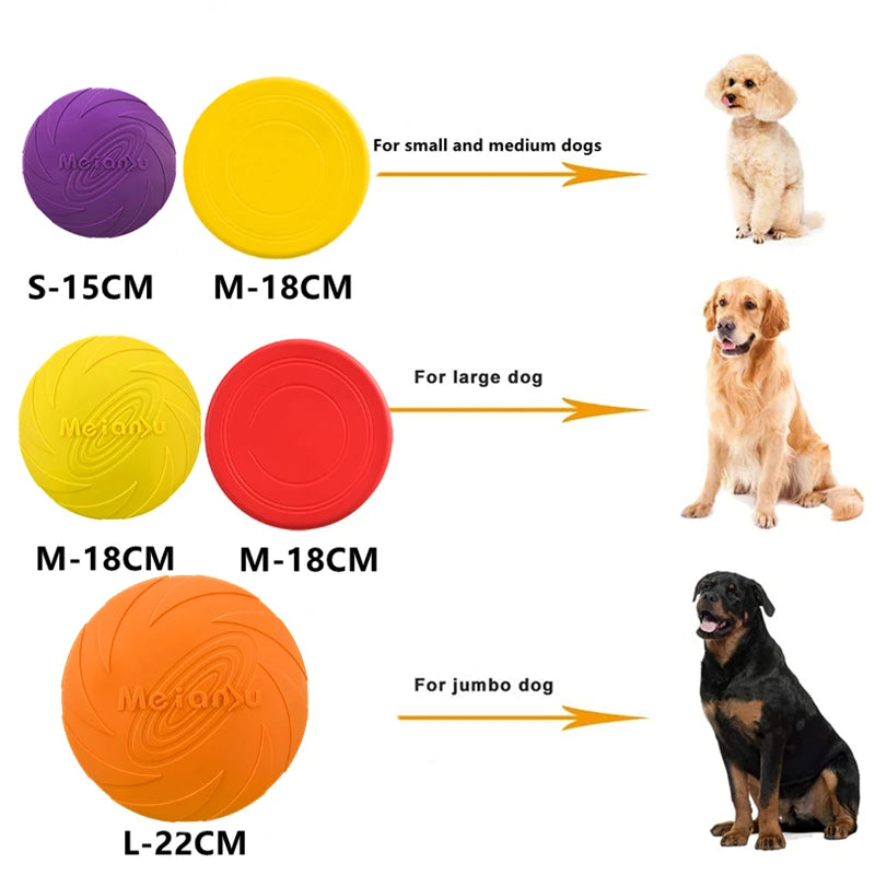 Flying Disc Toys For Dog Training Toys Outdoor Interactive