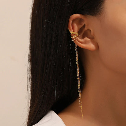 Gold Elf Ear Cuffs – Non-Pierced Cartilage Clip-On Earrings