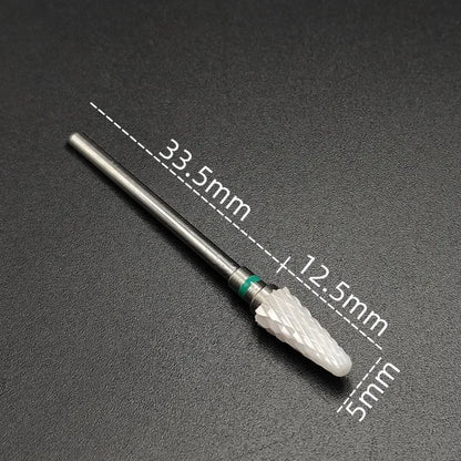 Ceramic Carbide Nail Drill Bit for Manicure & Pedicure – Electric Rotary Burr Cutter