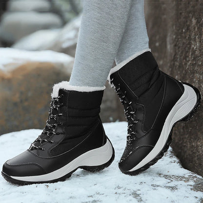 Women's Winter Boots Warm Fur With Heels