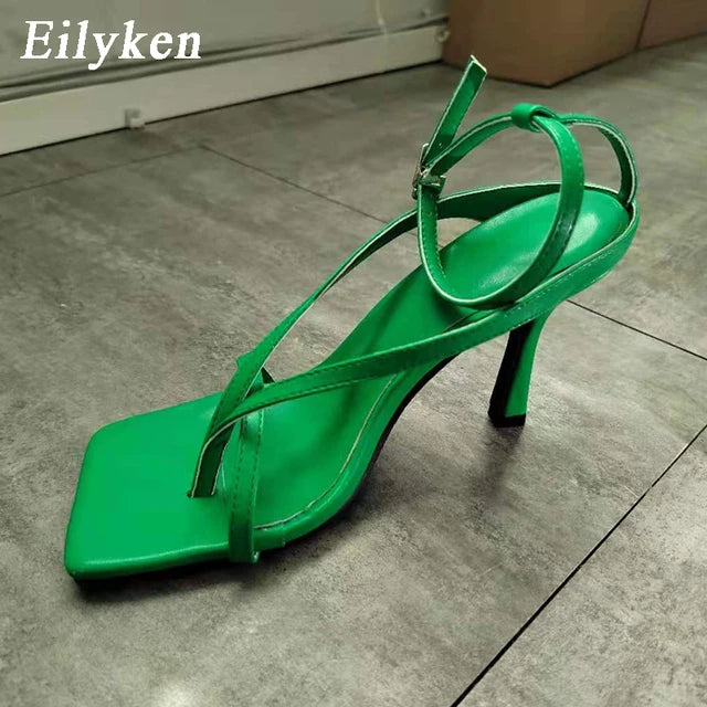 Women Sandals Summer Square Shoes