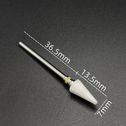 Ceramic Carbide Nail Drill Bit for Manicure & Pedicure – Electric Rotary Burr Cutter
