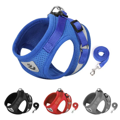Cat Vests Leash Set Adjustable