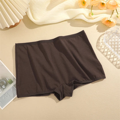 Women's Cotton Seamless Boxer Briefs - Soft Sports Underwear XS-XL