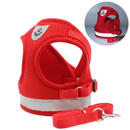 Cat Vests Leash Set Adjustable
