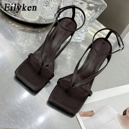 Women Sandals Summer Square Shoes