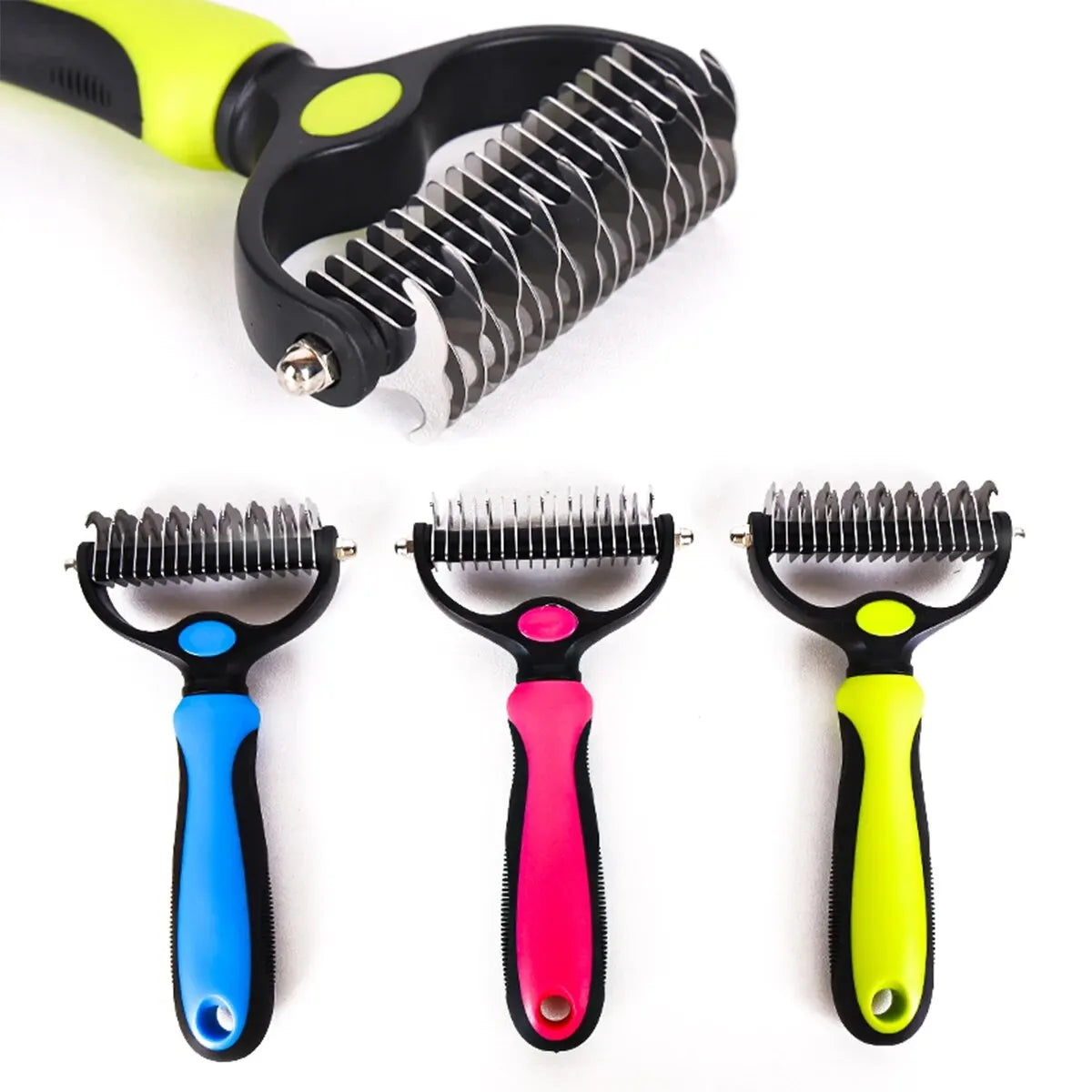 A Pet Double-sided Knot Comb Dog and Cat Hair Removal