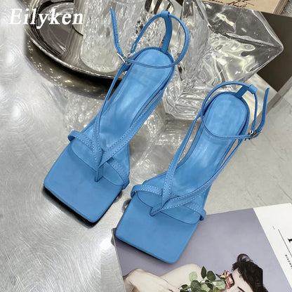 Women Sandals Summer Square Shoes