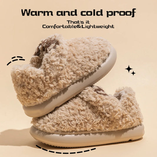 Cotton Slippers For Women Soft Bottom For Warmth - Himalaya Store