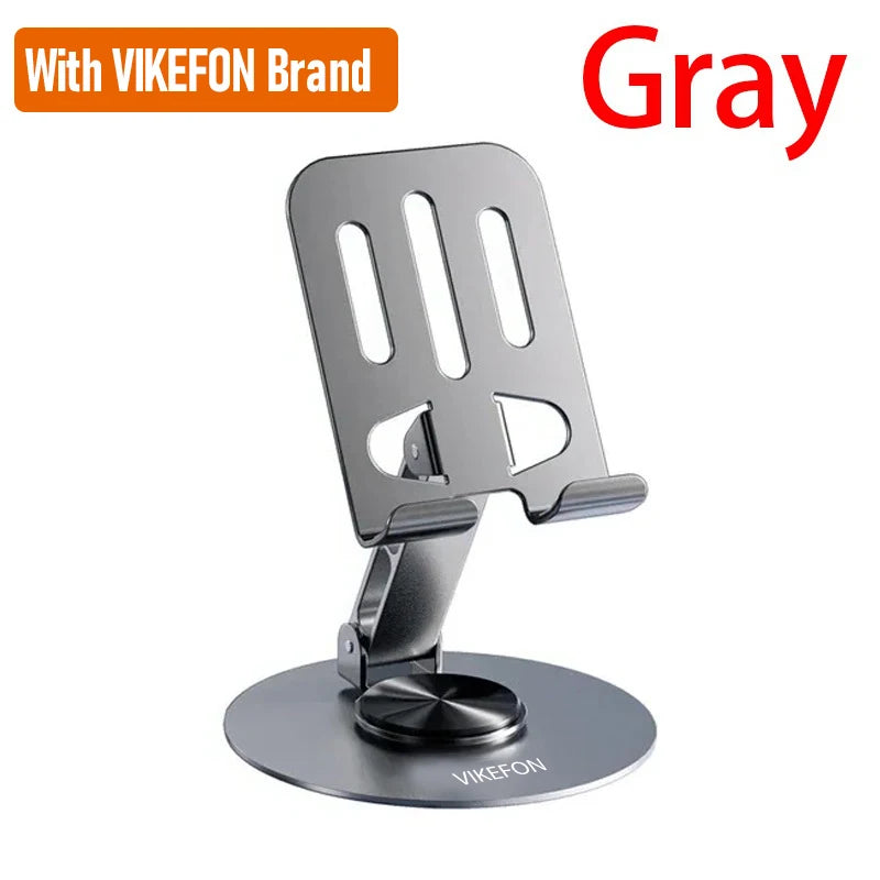 720° Rotatable Aluminum Portable Adjustable Tablet & Phone Stand Holder