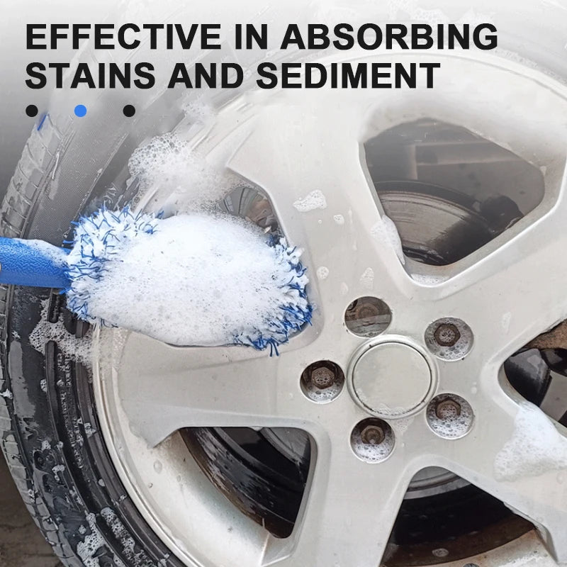 Car Wheel Tire Cleaning Brush Portable - Himalaya Store 