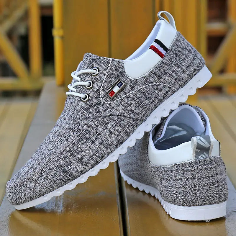 Fashion Shoes Walking Men Shoes Men Casual Shoes Hot Sale Sweat-Absorbent Breathable Casual Canvas Men