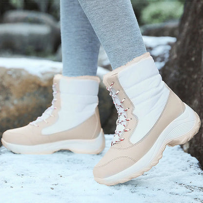 Women's Winter Boots Warm Fur With Heels