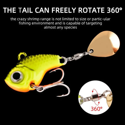 5pcs Metal VIB Spinner Fishing Lures Set 5g-20g – Trout, Spoon, Jig, Winter Baits