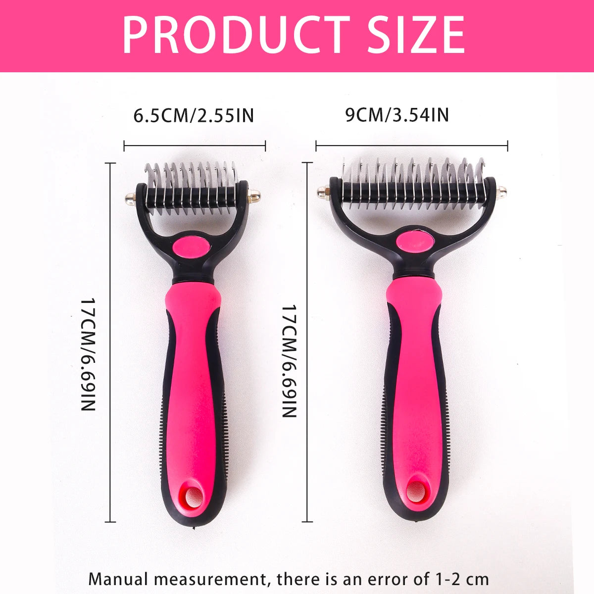 A Pet Double-sided Knot Comb Dog and Cat Hair Removal