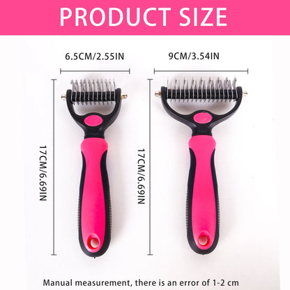 A Pet Double-sided Knot Comb Dog and Cat Hair Removal